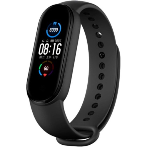 Xiaomi Mi Band 5 Global Version 1.1 Inch (2.8 cm), Amoled Colour Display, Unisex Fitness Wristband, Black