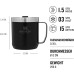 Stanley Classic Legendary Camp Mug Thermal Mug, 354 ml, Keeps Hot for 1.5 Hours - Cold for 3 Hours, BPA-Free, Dishwasher Safe, Stainless Steel Coffee Mug To Go, Matte Black