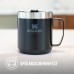 Stanley Classic Legendary Camp Mug Thermal Mug, 354 ml, Keeps Hot for 1.5 Hours - Cold for 3 Hours, BPA-Free, Dishwasher Safe, Stainless Steel Coffee Mug To Go, Matte Black