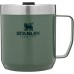 Stanley Classic Legendary Camp Mug Thermal Mug, 354 ml, Keeps Hot for 1.5 Hours - Cold for 3 Hours, BPA-Free, Dishwasher Safe, Stainless Steel Coffee Mug To Go, Green