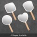 YEAKE Hand Mirror，Travel Makeup Mirror，Portable Lovely Wooden Vanity Mirror with Handle to Hang(round)