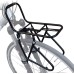Bicycle Pannier Rack Front 15 kg Load Bicycle Carrier Brake Frame Mountain Bike with 2 Installation Methods Can Carry Pannier Rack Bag/Bicycle Basket/Tent/Sleeping Bag