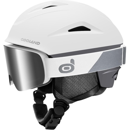 Odoland Skihelm und Skibrille Set Snowboardhelm mit Snowboardbrille für Damen und Herren und Jugend Ski Goggles UV 400 Schutz Windwiderstand Snowboard Brille zum Skifahren und Bergsteigen