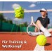 TK Gruppe Timo Klingler Tennisbälle - Trainingsbälle - inkl. Mesh Tragetasche - Тенис топка за спорт, деца, кучета и перална машина