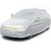 Favoto Car Cover, Full Garage Car Tarpaulin, Dustproof, Waterproof Car Cover for Winter & Summer for 430 cm - 465 cm SUV, Silver, 3 kg