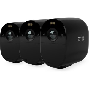 Arlo Essential Spotlight WiFi Outdoor Surveillance Camera, Wireless, 1080p, Colour Night Vision, Motion Sensor, 2-Way Audio, No Hub Required, with 90-Day Arlo Secure Plan Test Period, VMC2330B