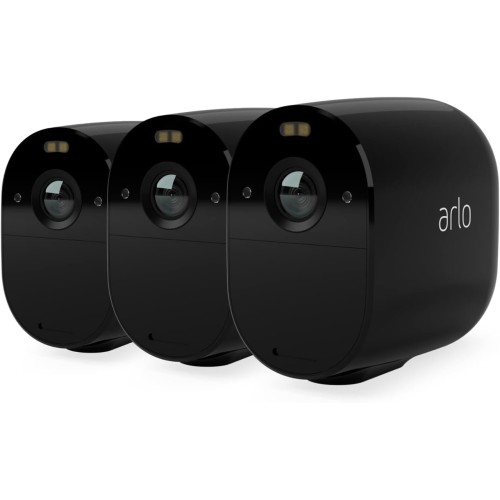 Arlo Essential Spotlight WiFi Outdoor Surveillance Camera, Wireless, 1080p, Colour Night Vision, Motion Sensor, 2-Way Audio, No Hub Required, with 90-Day Arlo Secure Plan Test Period, VMC2330B