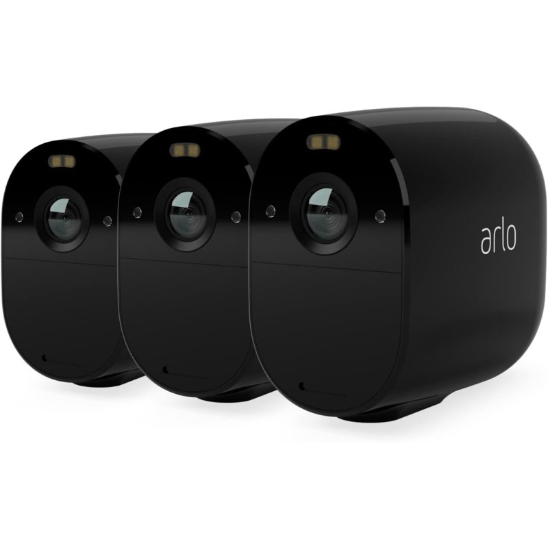 Arlo Essential Spotlight WiFi Outdoor Surveillance Camera, Wireless, 1080p, Colour Night Vision, Motion Sensor, 2-Way Audio, No Hub Required, with 90-Day Arlo Secure Plan Test Period, VMC2330B