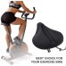 FUCNEN Gel Saddle Covers for Exercise Bikes, Large and Comfortable Gel Bike Saddle Cover Padded for Men and Women, Fit for Spinning Bikes, Indoor Cycling, Soft Saddle Cushion