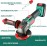 Hychika Cordless Battery-Powered Angle Grinder and Cutter with 115 mm Disc Diameter, 18 V, Idle Speed: 8500 min-1, Lock Switch