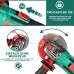 Hychika Cordless Battery-Powered Angle Grinder and Cutter with 115 mm Disc Diameter, 18 V, Idle Speed: 8500 min-1, Lock Switch