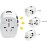 Vimar 0A32303B Universal Travel Adaptor + USB White