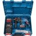Bosch Professional 18 V system battery hammer drill GBH 18V-21 (max. Impact energy 2 J, incl. 2 x GBA 18V 5.0Ah battery, charger GAL 18V-40, 6-piece Drill Chisel Set, in Case) - Amazon Exclusive Set