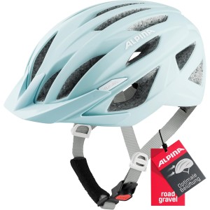 ALPINA Parana Lightweight Individually Adjustable Touring Bicycle Helmet with Fly Net for Adults