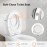 GRIFEMA G952 Toilet Lid with Soft-Close Mechanism, UF Resin Material, Antibacterial, Non-Yellowing, Quick Release Function, Easy to Clean, Universal Toilet Seat O-Type, White