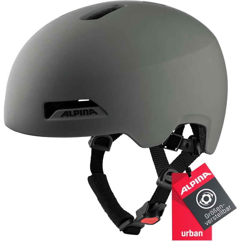 Alpina Haarlem – Robust, Safe and Individually Adjustable & Lightweight Urban Bicycle Helmet for Adults