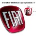 Fiat 3D Car Sticker Replacement Logo for Bravo Rear Red