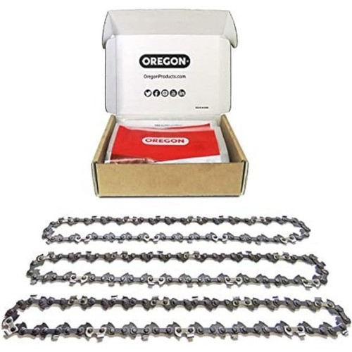 Oregon Pack of 3 3/8 inch LP saw chain for 40 cm rail - 56 drive links, 1.3 mm - low-kickback chain compatible with Dolmar, Einhell, McCulloch, Black & Decker and more
