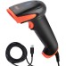 Tera CCD 1500 Barcode Scanner 1D Barcode Scanner Wired Barcode Scanner Wired Barcode Reader for Screen, Model 1500C