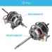 DL-pro Drive Motor 807252402 8072524021 Replacement Motor for AEG Electrolux Zanussi Nidec Type DB085D50E00 Dryer Condenser Dryer Heat Pump Dryer Tumble Dryer