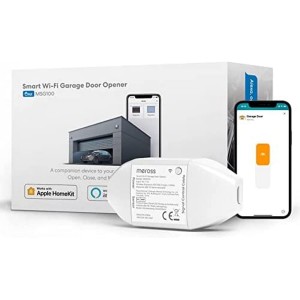 meross Smart WiFi Garage Door Opener, with App Control, Compatible with Alexa, Google Assistant and SmartThings, No Hub Required