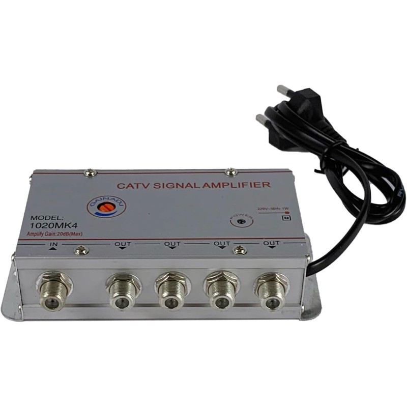 TEMPO DI SALDI Terrestrial Signal Amplifier with 4 Outputs for Analogue and Digital TV