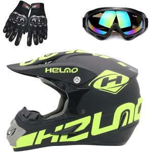 Youth Motorcycle Helmets, Children's Bicycle Helmet, Boys and Girls, Scooter Ski ATV Helmet, ECE Certification, Suitable for All Seasons