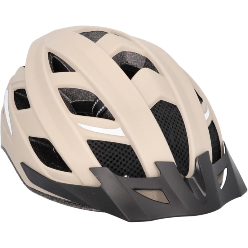 Велосипедна каска за възрастни Fischer, каска за колоездене, градска каска, Urban Plus, S/M или L/XL, с вградена LED задна светлина