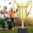 Relaxdays Miscellaneous Trophy Relaxdays Trophies, Set of 3, Sports and Festivals, without Engraving, Plastic, Handle Trophy HxWxD: 22.5 x 13.5, Multi-Colour, Set of 3