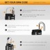 GRIFEMA 2 Pack Combination Lock, 4 Digit Padlock, Weatherproof, Frost-Proof, Lock with Combination Code, Zinc Alloy, Robust, Safe, for Locker, Shed, School, Gym, (Pack of 2)