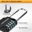 GRIFEMA 2 Pack Combination Lock 4 Digit with Long Shackle - Padlock Weatherproof Frost-Proof Lock with Combination Code Zinc Alloy Robust, Safe, Locks for Locker, Garage, Gate, School, Suitcase