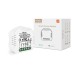 MOES WiFi Mini Smart Alexa Dimmer Light Switch, 2 Gang Relay Module, WiFi Wireless Switch, LED Flush-Mounted Compatible with Smart Life Tuya App Remote Control, Amazon Alexa Google Home, Only 2.4 GHz