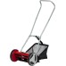 Einhell GC-HM 30 Hand Lawn Mower (for up to 150 m², Mowing Spindle with 5 Steel Blades, Continuous Cutting Height Adjustment 15 - 42 mm, Grass Catcher Basket)