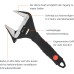 Amazon Basics Adjustable Wide Soft Grip Spanner 16.1cm x 7.2cm x 1.5cm (L x W x H)