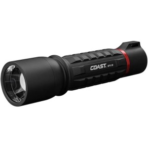 Coast XP11R 2100 Lumen акумулаторна фокусируема LED фенерче с двойно захранване, черно