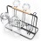 simplywire - Glass Drip Rack - Bottle Drip Rack - Drip Board Organizer - Black Powder Coated Steel