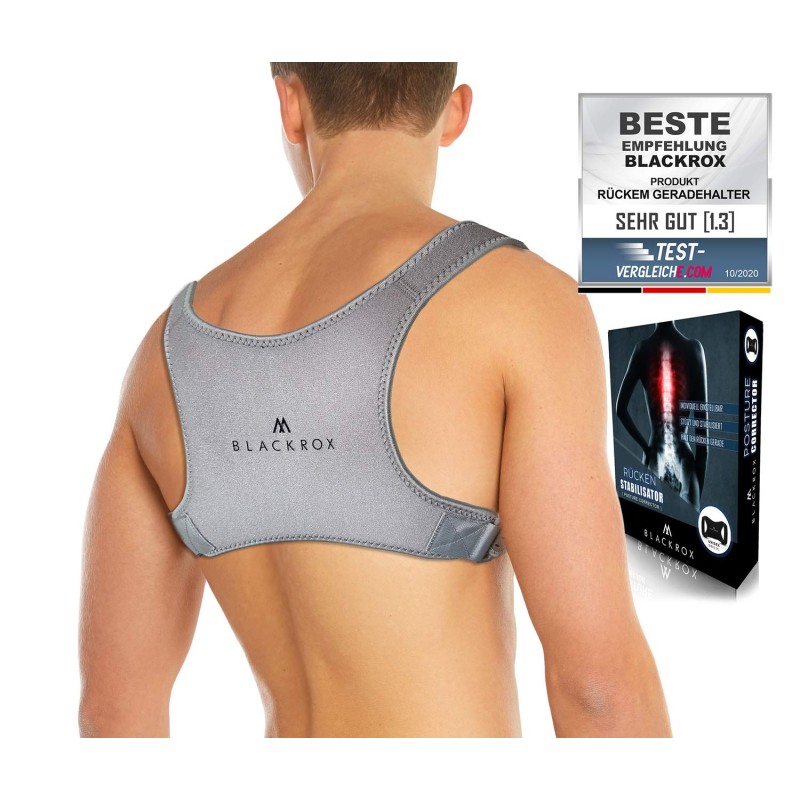 BLACKROX Posturex Posture Corrector Shoulder Strap Posture Corrector for Women and Men for Back Stretcher Back Support Posture Trainer Correction Body Posture