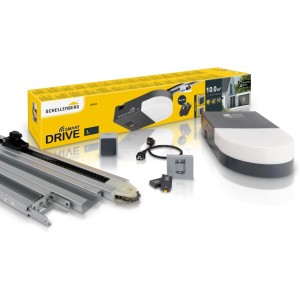 Schellenberg Smart Drive L 60923 Garage Door Drive with 2 x 868 MHz Handheld Transmitter, Max. Gate Area 10 m², 600 N Tensile Force