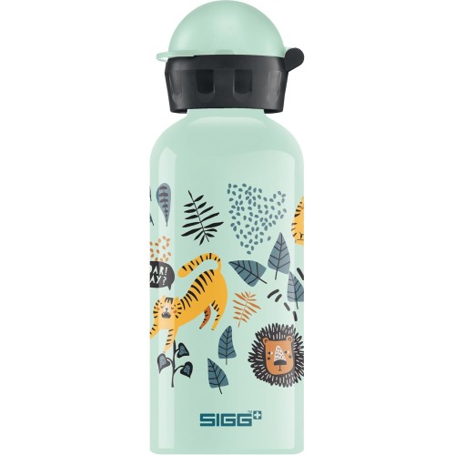SIGG - Aluminium Children's Drinking Bottle - KBT - Made in Switzerland - Leak-proof and Shatterproof - Light as a Feather - BPA-Free - ClimatePartner Certified - Sports & School - 0.4 L