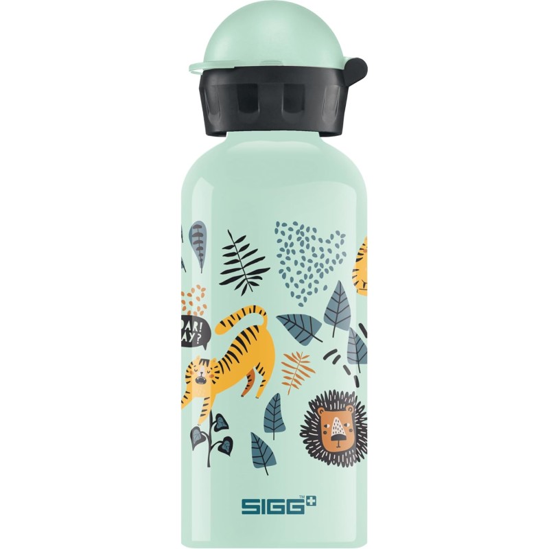 SIGG - Aluminium Children's Drinking Bottle - KBT - Made in Switzerland - Leak-proof and Shatterproof - Light as a Feather - BPA-Free - ClimatePartner Certified - Sports & School - 0.4 L