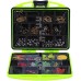 01 24 Compartments High Quality Plastic Fishing Tackle Full Loaded Box Kit Green Fishing Tackle for Outdoor Fishing