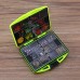 01 24 Compartments High Quality Plastic Fishing Tackle Full Loaded Box Kit Green Fishing Tackle for Outdoor Fishing