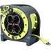 Masterplug HMIT15164L-PX Cable Reel, 15 m, 4 Universal Sockets Prolivalent: Bipass, EU, Schuko, Extension Cable 16 A, LED Indicator, High Visibility Cable, Yellow (Lime), 15 m