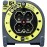 Masterplug HMIT15164L-PX Cable Reel, 15 m, 4 Universal Sockets Prolivalent: Bipass, EU, Schuko, Extension Cable 16 A, LED Indicator, High Visibility Cable, Yellow (Lime), 15 m