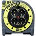 Masterplug HMIT15164L-PX Cable Reel, 15 m, 4 Universal Sockets Prolivalent: Bipass, EU, Schuko, Extension Cable 16 A, LED Indicator, High Visibility Cable, Yellow (Lime), 15 m
