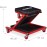 Relaxdays Roller Board Workshop up to 150 kg, 2-in-1 Rolling Seat and Workshop Lounger, Foldable, 360° Rotatable, for Car, Steel, Black