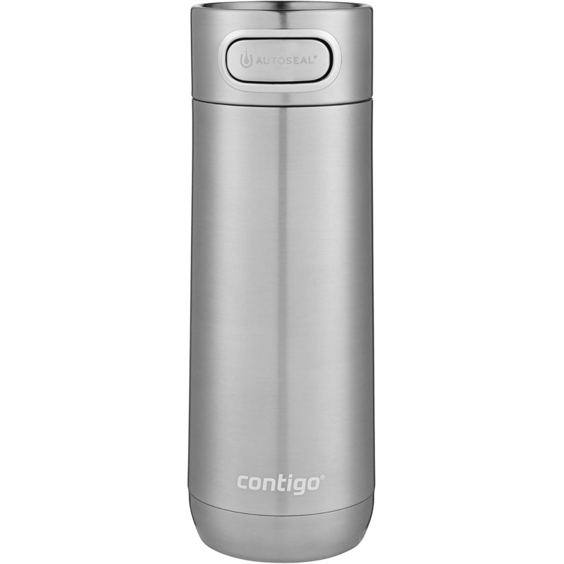Contigo Luxe Autoseal Travel Mug, Stainless Steel Travel Mug, Insulated Flask, Leak-Proof, Coffee Mug to Go, Dishwasher-Safe, Insulated Cup with Easy-Clean Lid, BPA-Free, 360 ml