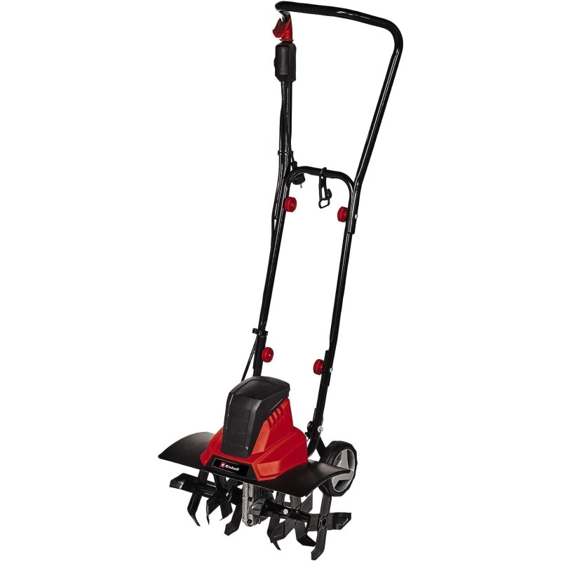 Einhell Electric Ground Hoe GC-RT 1545 M (1500 W - 45 cm, 22 cm Working Depth, 45 cm Working Width, 2-Point Safety Switch, Overload Coupling, Folding Guide Bar, Robust Cleaver)