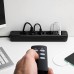 Navaris Wireless Power Strip 4-Way Individually Switchable - with 3x USB Sockets - Radio Socket Strip with Remote Control - Multiple Socket Black