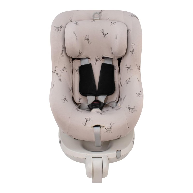 JYOKO Kids Cover Compatible with Romer DualFix, DualFix Isize, SwingFix Isize Car Seat (Giraffe, DUALFIX ISIZE - SWINGFIX ISIZE)